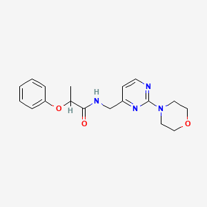 N-((2-morpholinopyrimidin-4-yl)methyl)-2-phenoxypropanamide