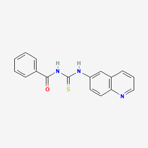 N-benzoyl-N'-(6-quinolinyl)thiourea