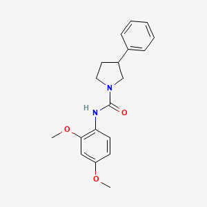 N-(2,4-dimethoxyphenyl)-3-phenylpyrrolidine-1-carboxamide
