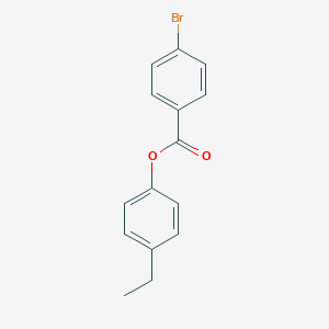 molecular formula C15H13BrO2 B291046 4-Ethylphenyl 4-bromobenzoate 