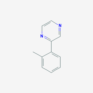molecular formula C11H10N2 B2910462 2-(o-Tolyl)pyrazine CAS No. 87537-41-5