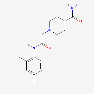1-{[(2,4-Dimethylphenyl)carbamoyl]methyl}piperidine-4-carboxamide