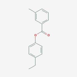 molecular formula C16H16O2 B291047 4-Ethylphenyl 3-methylbenzoate 