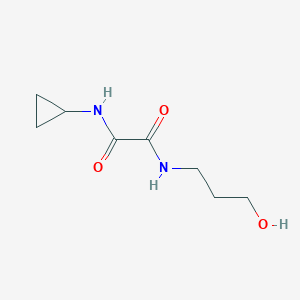 N~1~-cyclopropyl-N~2~-(3-hydroxypropyl)ethanediamide