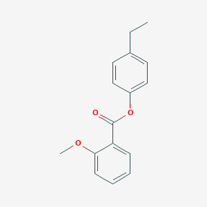 molecular formula C16H16O3 B291048 4-Ethylphenyl 2-methoxybenzoate 