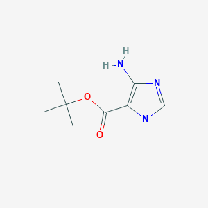 Tert-butyl 5-amino-3-methylimidazole-4-carboxylate