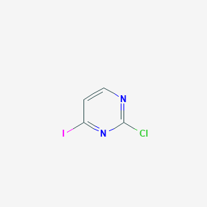 molecular formula C4H2ClIN2 B2910576 2-Chloro-4-iodopyrimidine CAS No. 395082-55-0