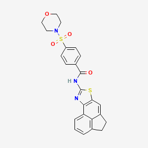N-(4,5-dihydroacenaphtho[5,4-d]thiazol-8-yl)-4-(morpholinosulfonyl)benzamide