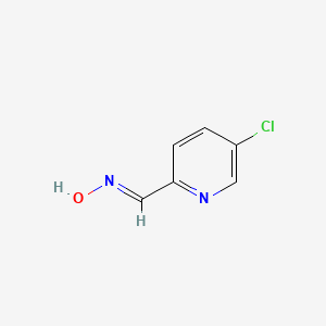 molecular formula C6H5ClN2O B2910590 2-Pyridinecarboxaldehyde, 5-chloro-, oxime CAS No. 2230012-98-1