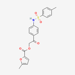 2-[4-(4-Methylbenzenesulfonamido)phenyl]-2-oxoethyl 5-methylfuran-2-carboxylate