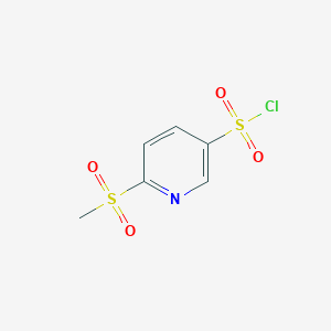 6-Methanesulfonylpyridine-3-sulfonyl chloride