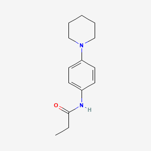 N-(4-piperidinophenyl)propanamide