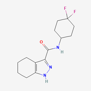 N-(4,4-difluorocyclohexyl)-4,5,6,7-tetrahydro-1H-indazole-3-carboxamide