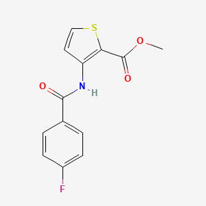 Methyl 3-[(4-fluorobenzoyl)amino]-2-thiophenecarboxylate