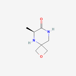 (S)-6-Methyl-2-oxa-5,8-diazaspiro[3.5]nonan-7-one