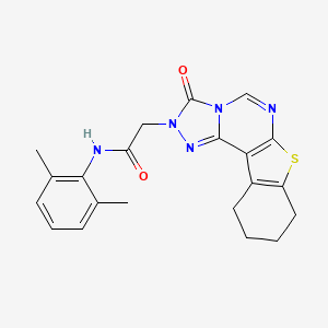 molecular formula C21H21N5O2S B2910662 Chembl4584216 CAS No. 1358180-55-8
