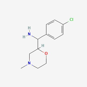 (4-Chlorophenyl)(4-methylmorpholin-2-yl)methanamine