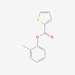 molecular formula C12H10O2S B291067 2-Methylphenyl 2-thiophenecarboxylate 