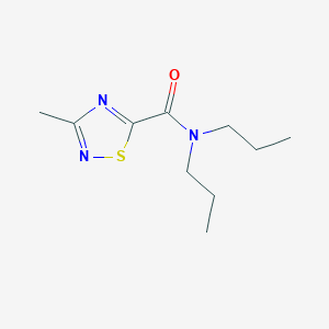 3-methyl-N,N-dipropyl-1,2,4-thiadiazole-5-carboxamide