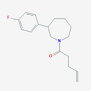 1-(3-(4-Fluorophenyl)azepan-1-yl)pent-4-en-1-one