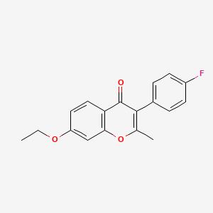 7-ethoxy-3-(4-fluorophenyl)-2-methyl-4H-chromen-4-one