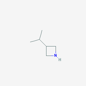 molecular formula C6H13N B2910699 3-(Propan-2-yl)azetidine CAS No. 1423116-93-1