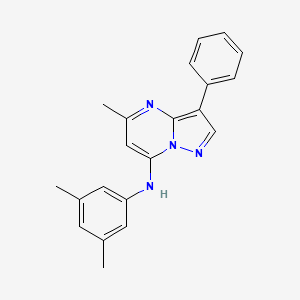 N-(3,5-dimethylphenyl)-5-methyl-3-phenylpyrazolo[1,5-a]pyrimidin-7-amine