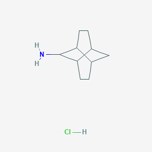 Tricyclo[4.4.0.03,8]decan-2-amine;hydrochloride