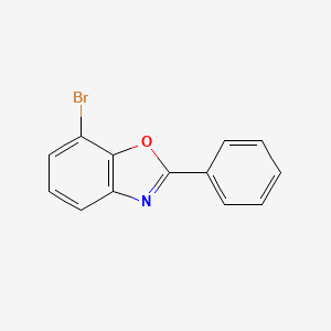 molecular formula C13H8BrNO B2910729 7-bromo-2-phenyl-Benzoxazole CAS No. 1268137-13-8