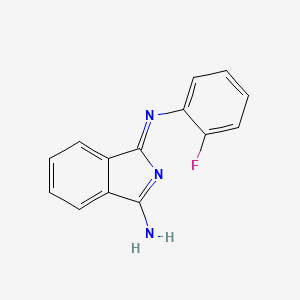 1-[(2-fluorophenyl)imino]-1H-isoindol-3-amine