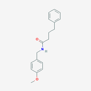 molecular formula C18H21NO2 B291075 N-(4-methoxybenzyl)-4-phenylbutanamide 