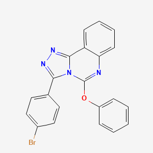 3-(4-Bromophenyl)-5-phenoxy-[1,2,4]triazolo[4,3-c]quinazoline