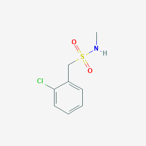 molecular formula C8H10ClNO2S B2910763 1-(2-chlorophenyl)-N-methylmethanesulfonamide CAS No. 838875-37-9