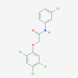 molecular formula C14H9Cl4NO2 B291077 N-(3-chlorophenyl)-2-(2,4,5-trichlorophenoxy)acetamide 