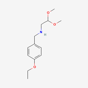 (2,2-Dimethoxyethyl)[(4-ethoxyphenyl)methyl]amine