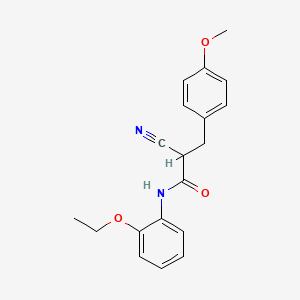 2-cyano-N-(2-ethoxyphenyl)-3-(4-methoxyphenyl)propanamide