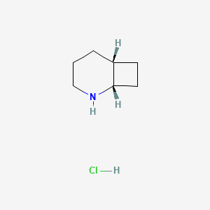 molecular formula C7H14ClN B2910789 (1S,6R)-2-Azabicyclo[4.2.0]octane;hydrochloride CAS No. 2307778-78-3
