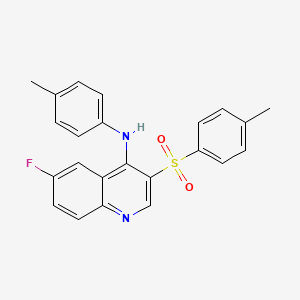 6-fluoro-N-(p-tolyl)-3-tosylquinolin-4-amine