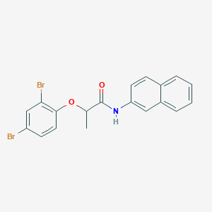 2-(2,4-dibromophenoxy)-N-(2-naphthyl)propanamide