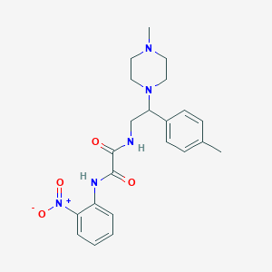 N1-(2-(4-methylpiperazin-1-yl)-2-(p-tolyl)ethyl)-N2-(2-nitrophenyl)oxalamide