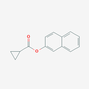 molecular formula C14H12O2 B291084 Cyclopropanecarboxylic acid, 2-naphthyl ester 