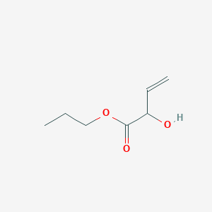 molecular formula C7H12O3 B2910869 Propyl 2-hydroxybut-3-enoate CAS No. 1403229-32-2