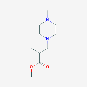 Methyl 2-methyl-3-(4-methylpiperazin-1-yl)propanoate