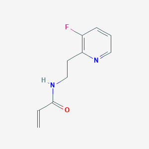 molecular formula C10H11FN2O B2910891 N-[2-(3-Fluoropyridin-2-yl)ethyl]prop-2-enamide CAS No. 2305569-23-5