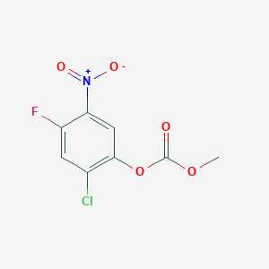 2-Chloro-4-fluoro-5-nitrophenyl methyl carbonate