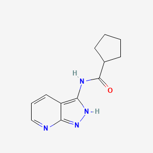 N-(1H-Pyrazolo[3,4-b]pyridin-3-yl)cyclopentanecarboxamide