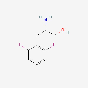 molecular formula C9H11F2NO B2910927 2-Amino-3-(2,6-difluorophenyl)propan-1-ol CAS No. 1369403-37-1