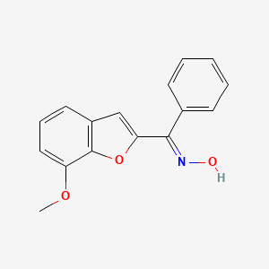 (7-Methoxy-1-benzofuran-2-yl)(phenyl)methanone oxime