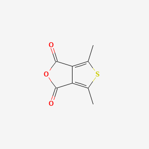 molecular formula C8H6O3S B2910945 4,6-Dimethyl-1H,3H-thieno[3,4-c]furan-1,3-dione CAS No. 2155856-63-4