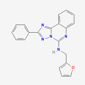 N-(2-furylmethyl)-2-phenyl[1,2,4]triazolo[1,5-c]quinazolin-5-amine